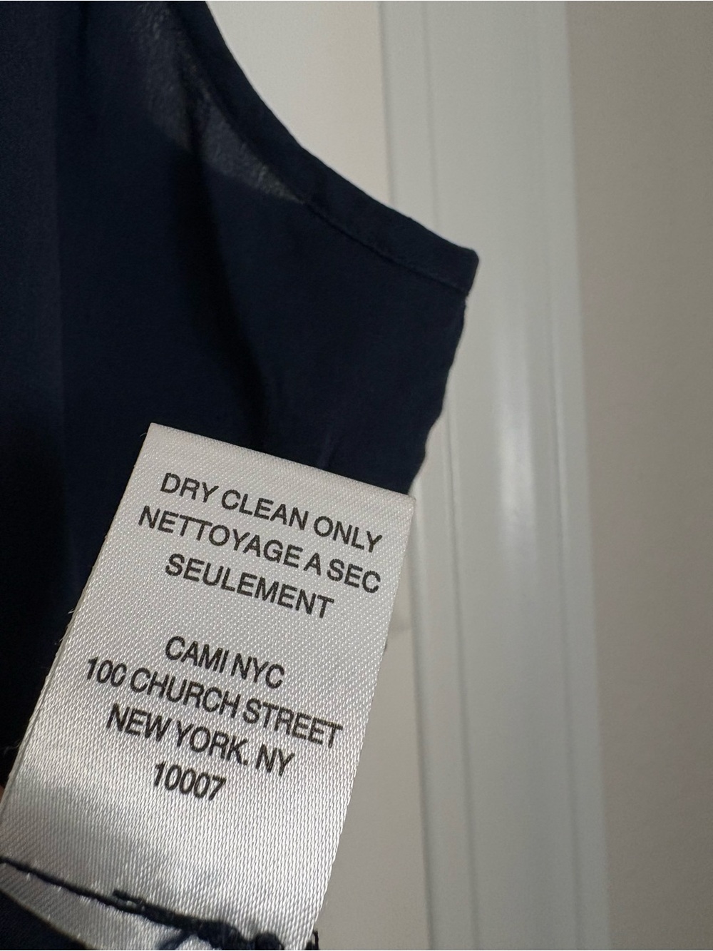 Cami NYC Navy V-Neck Tank - Picture 5 of 10